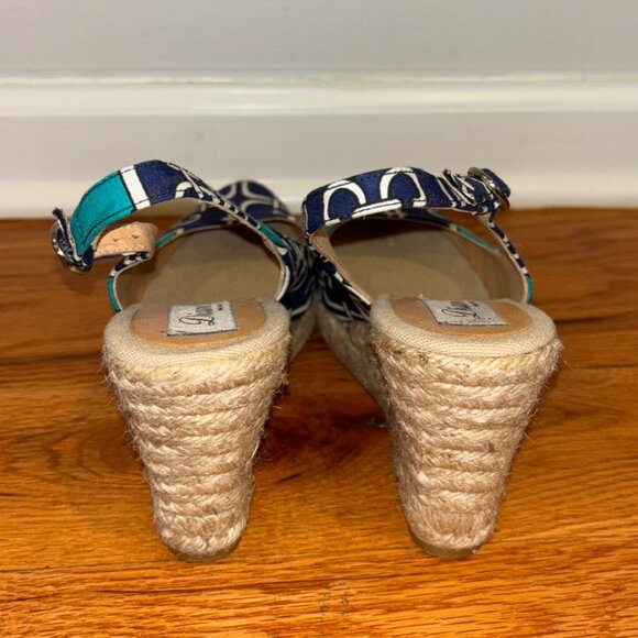 Diane B Milano Espadrille Wedge Sandals - Picture 3 of 4